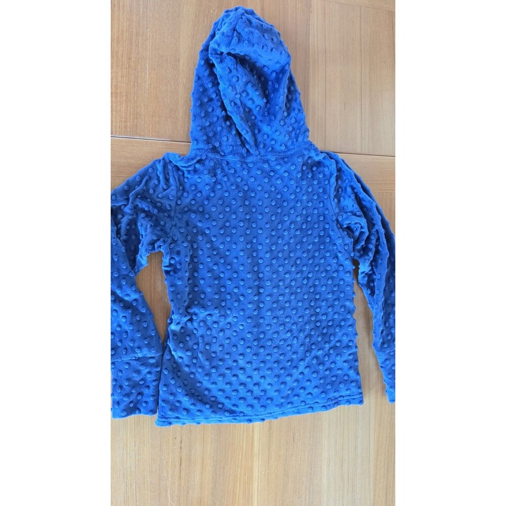 Limeapple Girls Hooded Blue Zipper Jacket Size 14 - Picture 3 of 10